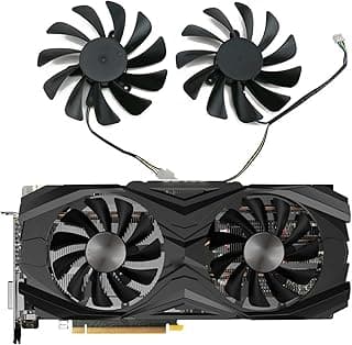 LINGFE 2pcs. / lote 95mm fan refrigerador substituir compatível com o Zotac GeForce GTX 1070. TI 1080 TI. Gtx1070. Ti. Gtx1080. Ti. Amp Ventilador de refrigeração da placa gráfica da edição joyous 