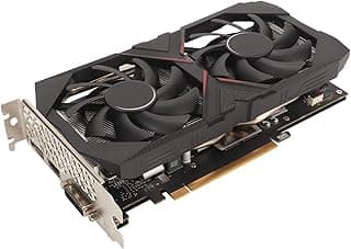 Placas Gráficas RTX 2060S, 8GB GDDR6 256 Bit 1470MHz 7000MHz, Placa de Vídeo Radeon para PC Gaming Com Ventilador Duplo, PCIe 3.0, DVI, DP para Desktop Computer Gaming Gpu 
