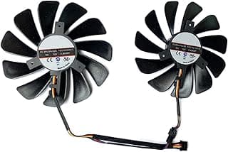 LINGFE 9 5mm 4pin FDC10U12S9-C RX 5600 GPU Fan de gráficos mais legal compatível com XFX AMD Radeon RX 570 590 5700 RX5600 Fãs de refrigeração joyous (Blade Color : FDC10U12S9-C) 