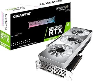 Gigabyte PLACA DE VIDEO GEFORCE RTX 3070TI OC VISION 8GB GDDR6X 256BIT GV-N307TVISION OC-8GD G10,Preto 