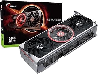 Colorful GeForce RTX 4090 Advanced OC 24GB 384Bit Placa Gráfica DDR6X Placa de Vídeo para Jogos RTX4090 GPU de Ecrã 