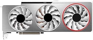 LINGFE Compatível para Gigabyte GeForce RTX 3080 Ti RTX 3090 Visão OC 3X GV-N308TVISON GV-N3090VISION GPU Fã de refrigeração da placa gráfica joyous (Blade Color : Right 87MM) 