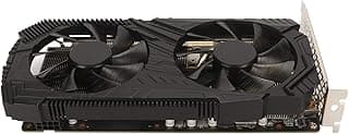 Zopsc RTX 2060 Super 8GB GDDR6 256Bit placa gráfica, placa gráfica para jogos PCIE 3.0 com ventilador de resfriamento duplo, HDMI, DVI e DP 