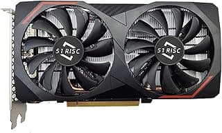 51Risc Placa gráfica RX 6600XT- GDDR6 8GB 128 bits Ventiladores Duplos Placa Gráfica (RX 6600 XT) 