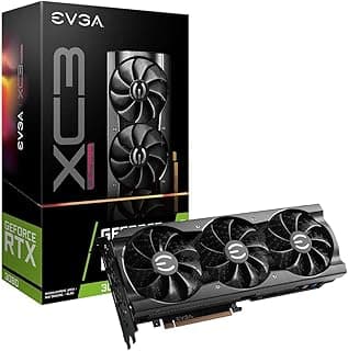 EVGA GeForce RTX 3080 XC3 Ultra Gaming, 10G-P5-3885-KL, 10GB GDDR6X, iCX3 Cooling, ARGB LED, placa traseira de metal, LHR 