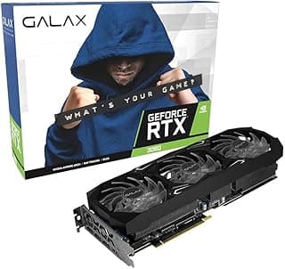 Galax Placa de Vídeo - GeForce RTX 3080 Serious Gaming, 10GB, LHR, RGB, DLSS, Ray Tracing, 38NWM3MD99RG 