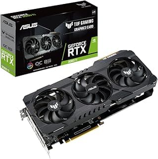 PLACA DE VIDEO ASUS GEFORCE RTX 3060TI OC TUF GAMING V2 8GB GDDR6 256BIT TUF-RTX3060TI-O8G-V2-GAMING, PRETO, 90YV0G1A-M0NA00 