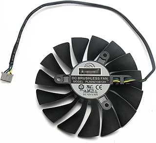 LINGFE PLA09215B12H 12V 0.55A 8 8mm 4pin. RTX2080. Ti compatível para MSI. Geforce. RTX 2080 2080. Ti. Ventus oc. Ventilador de refrigeração de placa gráfica de fã joyous (Blade Color : A 1pcs) 