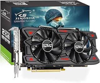 Placa Gráfica para Jogos RX 580, Dual Fan 256bit 8GB GDDR5, Resolução 4K Saída 60Hz, PCI Express 3.0, 16 Placas Gráficas para Jogos, Escritório, Profissional 