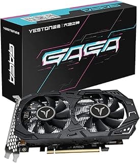 RX6400-4GD6 GA Placa gráfica 4G/64bit/GDDR6 Memória 2039-2321MHz Core Frequency Dual Cooling Fan HD+DP portas de saída/655 