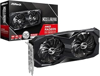 ASRock Radeon RX 6650 XT Challenger D 8 GB OC, RX6650XT CLD 8GO, 8 GB GDDR6, HDMI, 3X DP 