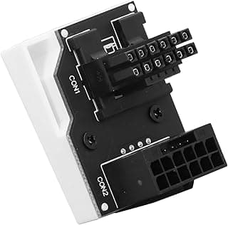 Adaptador de ângulo de 12VHPWR de 180 Graus, Adaptador de Alimentação de Conector de ângulo de 12 + 4 Pinos para RTX 4090 4080 4070ti, Suporta Saída de 450 W, Tipo RVS de 180 