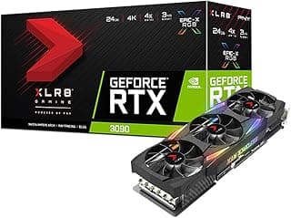 PNY Placa gráfica GeForce RTX 3090 24GB XLR8 Gaming Rebelião EPIC-X RGB Triple Fan 