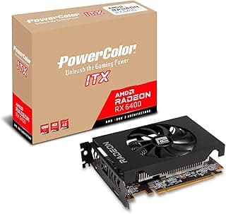 PLACA DE VIDEO POWER COLOR AXRX 6400 4GB GDDR6 - AXRX 6400 4GBD6-DH 