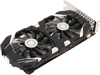 GTX 1060 GDDR5 Placa gráfica de PC de mesa de ventilador duplo 4K HDR 8008MHz para GTX 1060 6GB, GTX 1060 5GB, GTX 1060 3GBGTX 1060 6GB, GTX 1060 5GB, GTX 1060 3GB.(6 GB) 