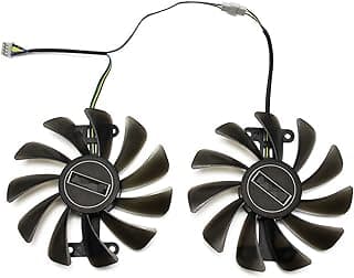 LINGFE 2pcs / set 9 5mm gtx 1070/1070. Ti. GPU VGA. Fan refrigerador compatível para Kfa2 galax. Geforce. Gtx1070 gtx 1070. Ti. Amp Refrigeração de placas de vídeo núcleos joyous 