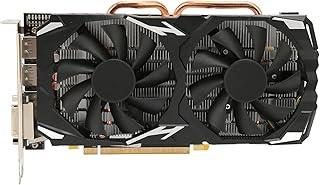 RX 580 Gaming Graphics Card, 8GB GDDR5 Memory 256bit, 1284MHz GPU Speed, with DP, High Definition Multimedia Interface, DVI D, PCI Express 3.0, 2 Cooling Fans 