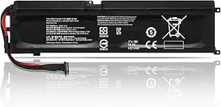 Bateria do portátil adequada para 15.4V 65Wh RC30-0270 Laptop Battery for Razer Blade 15 Base 2018 2019 GTX 1660 Ti RZ09-0270 RZ09-02705E76 RZ09-02705E76-R3U1 RZ09-02705E75-R3U1 RZ09-0300 RZ09-03006 