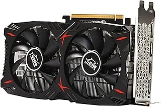 JINGSHA GeForce GTX 1060 6G Placa Gráfica, 2x Ventoinhas Windforce, 6 GB 192 Bits GDDR5, Placa de Vídeo 