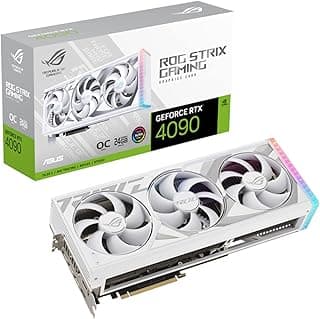 Asus Placa gráfica branca GeForce RTX 4090 ROG Strix OC 24G 