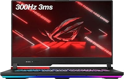 ASUS Laptop ROG Strix G15 Advantage Edition para jogos, tela FHD de 15,6 polegadas 300 Hz, AMD Ryzen 9 5900HX 8 Cores, AMD Radeon  RX  6800M 12G, teclado RGB, Windows 10, acessórios (32 GB de RAM | SSD PCIe de 1 TB 