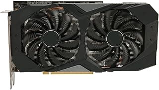 Placa Gráfica GTX1660Ti 6G, 1800mhz 12000 192Bit, PCI Express 3.0 X16, Para HDMI, 3x DP, Com Dissipação de Calor por Ventoinha Dupla, Placa Gráfica Para PC 