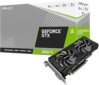 PNY Placa de vídeo GeForce® GTX 1660 Ti 6GB 