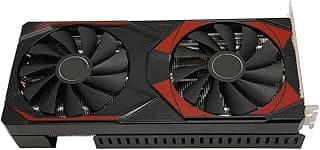 Rx5700 Xt 8Gb Gddr6 256Bit Slot para Placa Gráfica Jogo Ventiladores de Placa de Vídeo Stab 4.0 Slot 2560 4.0 Placa Gráfica Ventiladores Duplos 4.0 X16 Pcie Play Game Gpu Fan 