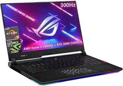 ASUS Laptop para jogos ROG Strix Scar 15 (2021), tela FHD de 15,6 polegadas, NVIDIA GeForce RTX 3080 (130 W), AMD Ryzen 9 5900HX, com o pacote GeForce RTX remasterizado do Homem-Aranha da Marvel (64 GB de RAM | SSD PCIe de 4 TB) 