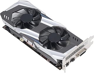 Placa gráfica GTX1060, 3GB GDDR5 192BIT Placa gráfica para jogos 1519MHz/8008MHz, GP106 16nm PCI Express 3.0 x 16, 2 ventoinhas de dissipação de calor, interface DVI/DP/HDMI, tecnologia 4K HDR 
