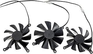 LINGFE 3 pçs/lote CF1015H12S 4. PIN compatível para Xfx. Radeon. RX 5700 XT Thicc III Ultra Rx5700xt. Fãs de cartões gráficos. joyous 
