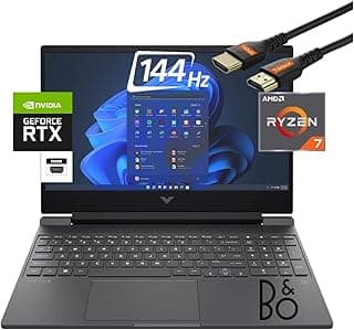 HP Victus 15.6" Gaming Laptop - AMD Ryzen 7 5800H - GeForce RTX 3050 Ti - 144Hz 1080p - Windows 11 w/HDMI (16GB RAM | 1TB PCIe SSD) 