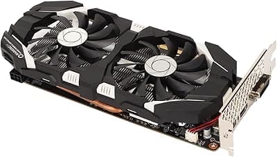 Placa Gráfica GPU, Placa Gráfica para Jogos 4K HDR, Ventiladores Duplos para Escritório Em Casa (GTX 1060 3GB)