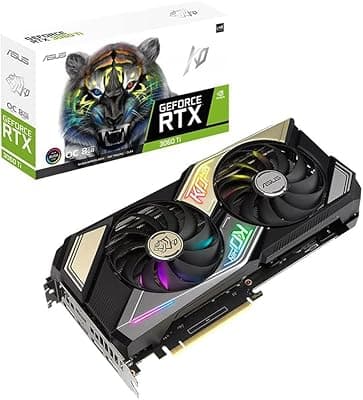 Placa de Vídeo ASUS - GeForce KO-RTX 3060 Ti, V2 OC Gaming LHR, 8GB GDDR6, Ray Tracing, DLSS, RGB 