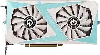 Placa Gráfica RTX2060, 6GB GDDR6 192bit, PCIE 3.0, Ventiladores Duplos, Frequência de Núcleo de 1365MHz, Interface Multimídia HD, Saída DP, Placa Gráfica de Jogos para PC Desktop 