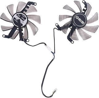 KYSA Ventilador de resfriamento de placa gráfica, 1 par de 85 mm, 4 pinos, ventoinha de reposição para placa de vídeo Galax GeForce GTX 1660 RTX 2060 2070 