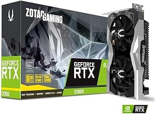 Placa de Vídeo Zotac Gaming - GeForce RTX 2060, Twin Edge, LHR, 6GB GDDR6, Preto 