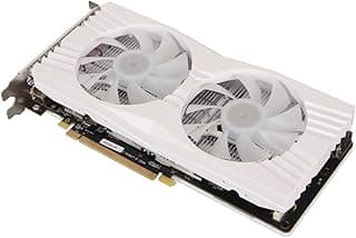 RX580 Gaming Graphics Card, 8GB GDDR5 256bit 1284MHz Dual Fan Desktop Graphics Card with LED, DP HDMI Port, PCI Express 3.0 X 16 Gaming Video Card for Computer PC 