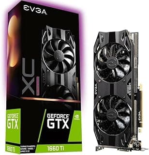 EVGA GeForce GTX 1660 Ti XC Ultra Gaming, 6GB GDDR6, placa gráfica com ventilador HDB 06G-P4-1267-KR 