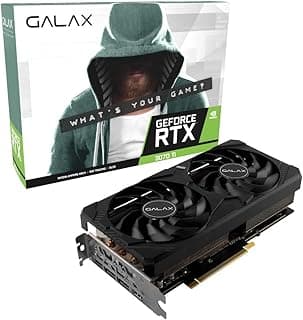 Galax Placa de Vídeo - GeForce RTX 3070 Ti, 1-Click OC, 8GB GDDR6X, 37ISM6MD4COC 
