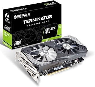 MAXSUN Placa traseira de metal Geforce GTX 1650 4 GB GDDR6 128 bits para vídeo game Dual Fan HDMI/DP/DVI HDCP DirectX 12 