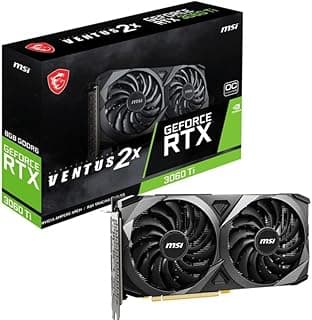 GPU NV RTX3060TI 8GB VENTUS 2X OC LHR 256BIT GDDR6 MSI 912-V397-232 