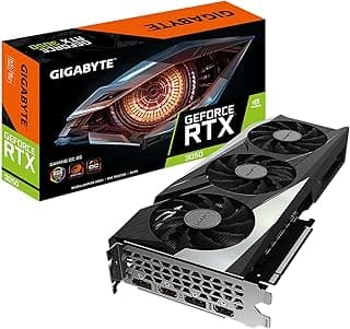 Gigabyte Placa gráfica GeForce RTX 3050 Gaming OC 8G, 3 ventiladores WINDFORCE, placa de vídeo GDDR6 de 128 bits GDDR6, GV-N3050GAMING OC-8GD 