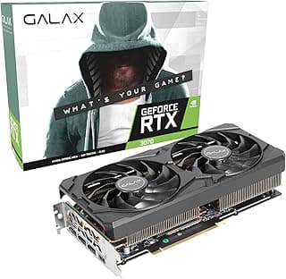 Placa de Vídeo GALAX - GeForce RTX 3070, 1-Click OC, 8GB GDDR6, DLSS, LHR, Ray Tracing 