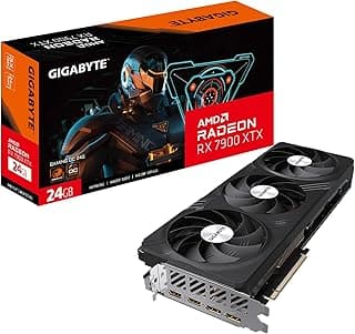 GIGABYTE Placa de vídeo Radeon RX 7900 XTX Gaming OC 24G, 3X ventoinhas WINDFORCE, 24GB 384-bit GDDR6, GV-R79XTXGAMING OC-24GD placa de vídeo 