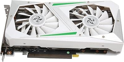 Placa Gráfica RTX3060TI, 8G GDDR6 1410MHz 8750MHz 256bit Placa Gráfica para Jogos, PCI Express 3.0 Dual Cooling Fan Desktop PC Computer Video Cards