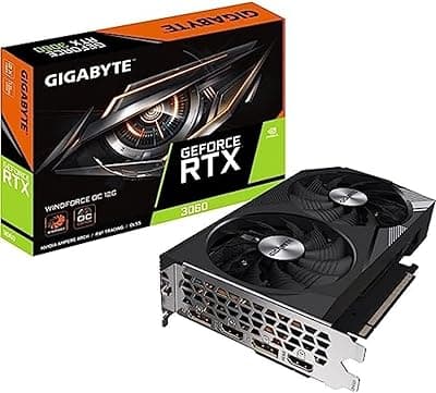 Gigabyte Windforce OC NVIDIA GeForce RTX 3060 12GB GDDR6 Placa Gráfica
