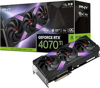 PNY, PLACA DE VIDEO NVIDIA RTX 4070 TI 12GB G6X 192B OC XLR8 3FAN VCG4070T12TFXXPB1-O 