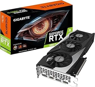 GIGABYTE Placa de vídeo GeForce RTX 3060 Ti Gaming OC 8G (REV2.0), 3X ventiladores WINDFORCE LHR, 8GB 256-bit GDDR6, GV-N306TGAMING OC-8GD REV2.0 