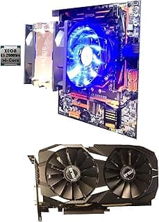 Kit PC X99 Gaming + Xeon E5 2680v4 14 Núcleos (Ryzen 5 5600) + 16GB DDR4 + RX 580 8GB + Cooler 2 Fans LED 